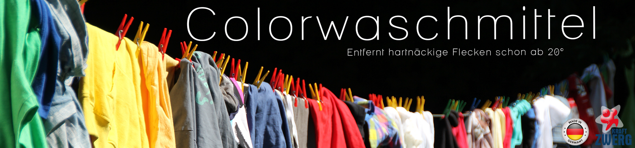 KraftZwerg Colorwaschmittel Made in Germany