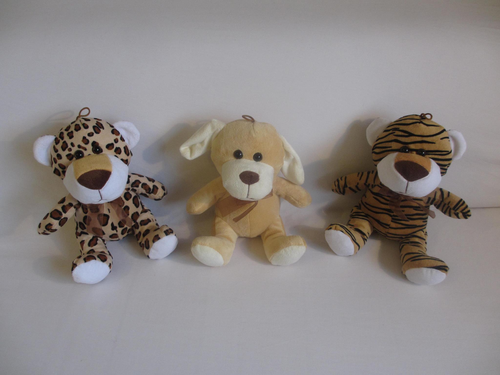 Plüsch Leopard Hund & Tiger